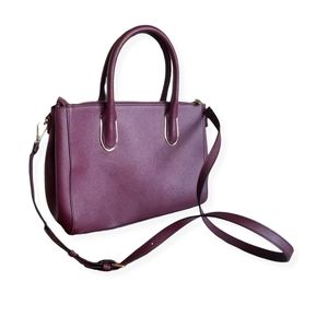 NEW Purple Tote Stand Alone Bag